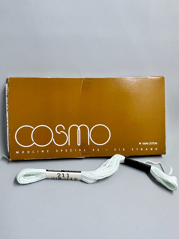 Cosmo 6 strand embroidery floss  -  White 211