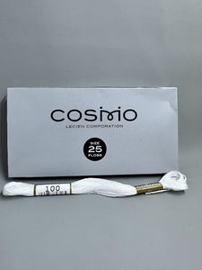 Cosmo 6 strand embroidery floss  - White 100