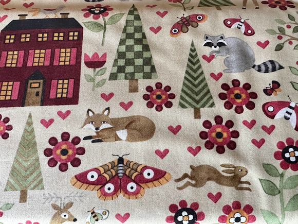 Riley Blake Cotton Fabric  For the Love of Nature