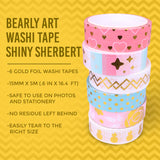Bearly Art Shiny Sherbert Washi Tape